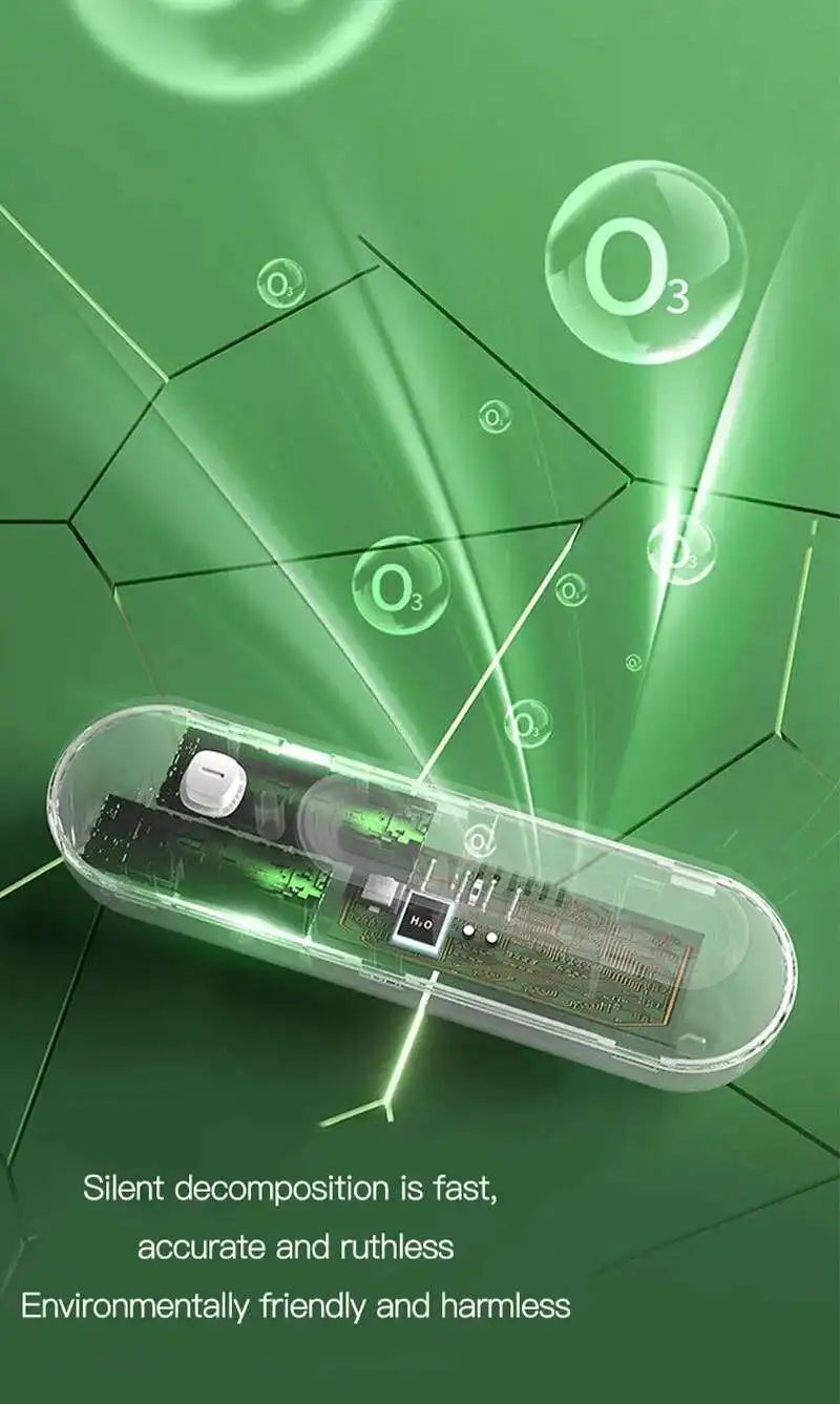 📋 Title:
USB Rechargeable Fridge Deodorizer | Multifunctional Ozone Air Purifier | Compact Odor Eliminator for Effective Freshness & Food Preservation