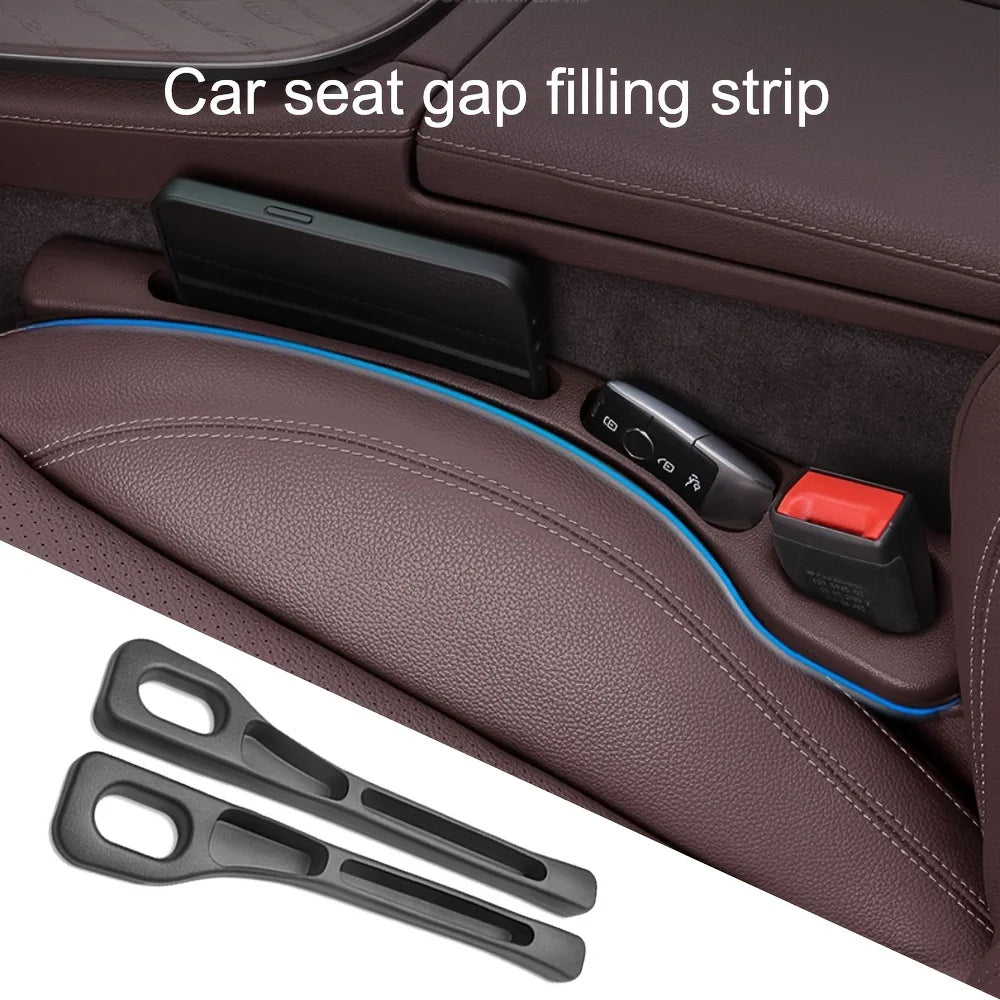 2-Pack Car Seat Gap Filler – Waterproof PU Gap Organizer