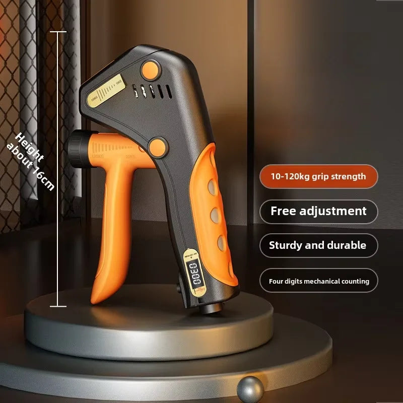 Adjustable Hand Grip Strengthener 10–120KG – Forearm, Wrist & Finger Trainer