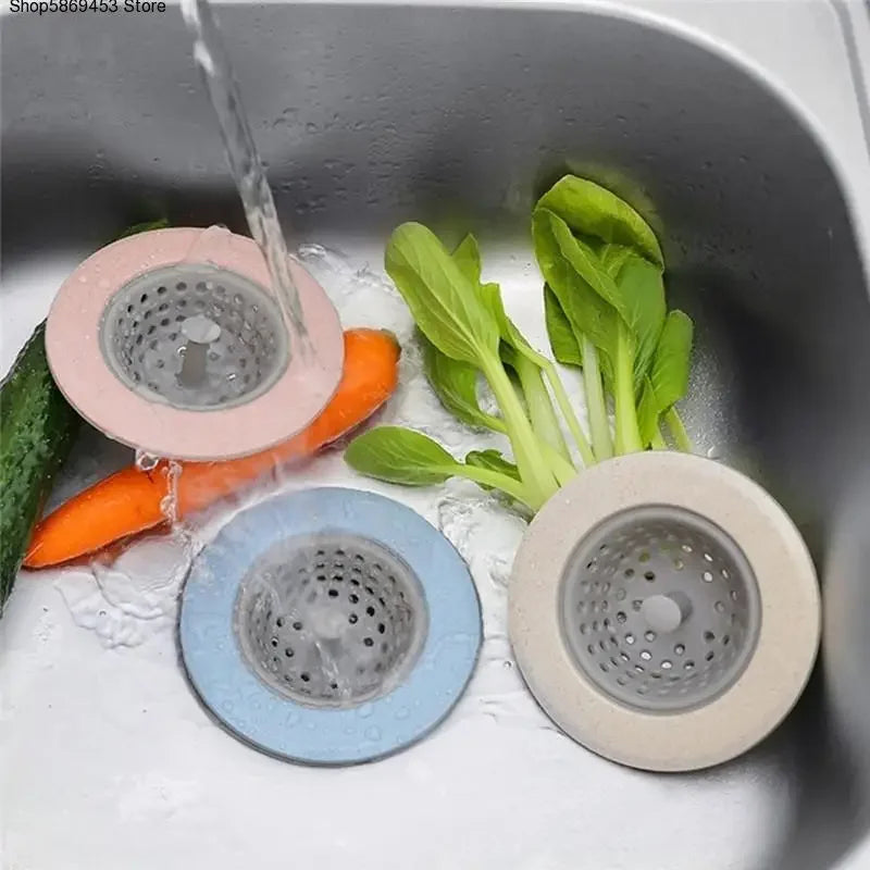 Sink Strainer Silicone Sieve Kitchen Sink Filter Mesh Fillers For Hair Gootsteen Zeef Things For Kitchen Accessories