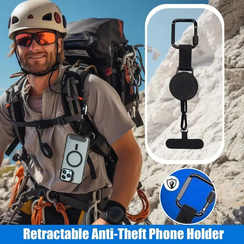 Anti-Theft Phone Lanyard with Belt Clip – Secure Smartphone Safety Strap for Travel & Outdoor Use