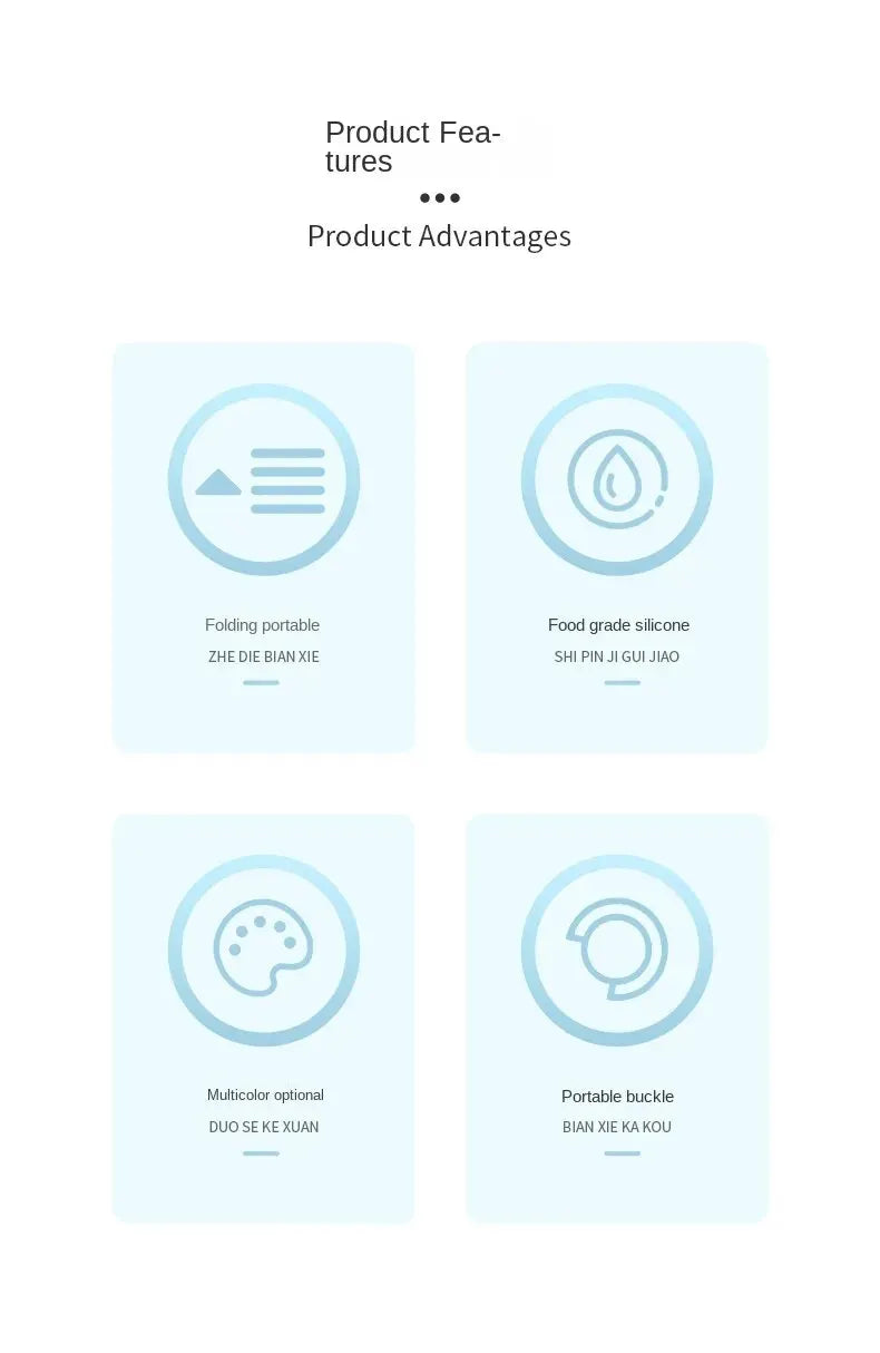 Collapsible Silicone Water Bottle – BPA-Free Reusable Foldable Bottle for Travel, Hiking & Outdoor Sports