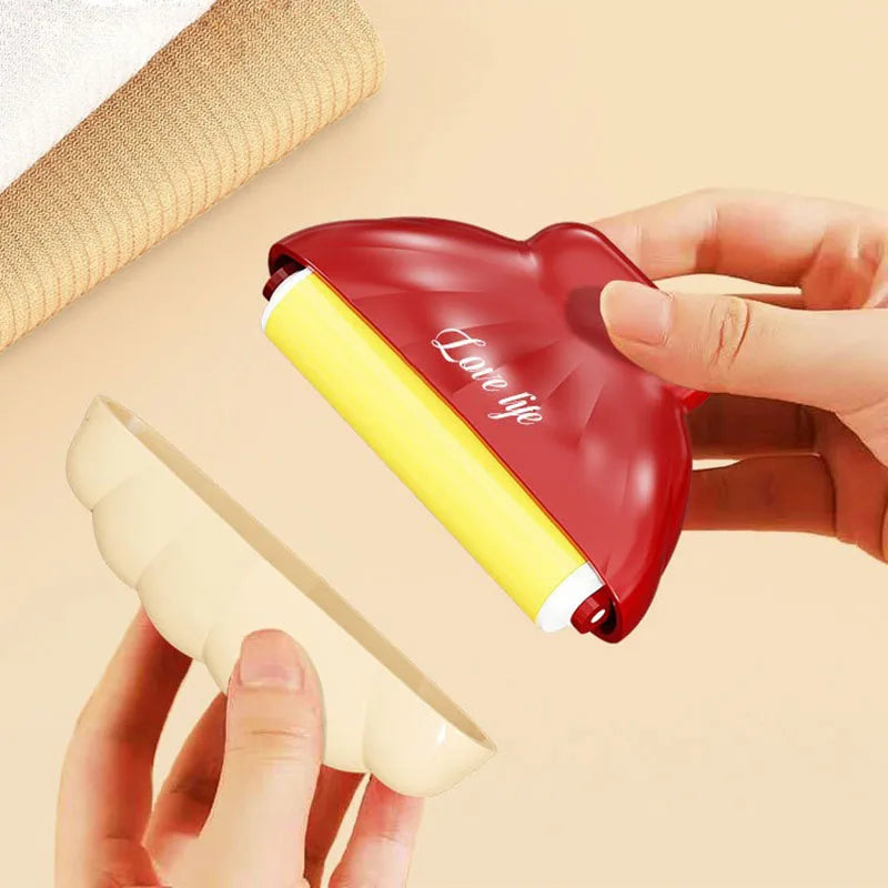 Reusable Lint Roller for Clothing Portable Washable Pellet Fluff Lint Remover Pet Hair Remover Office Use
