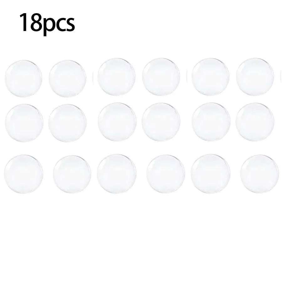 📋 Title:
Clear Soft Rubber Door Knob Wall Shield | Door Stopper Bumper Mute Sticker | Self-Adhesive Wall Protector Muffler Pad (Pack of 6/8)