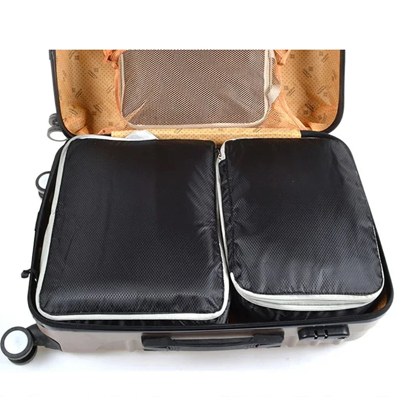 Travel Compression Packing Cubes – Waterproof Organizer Set