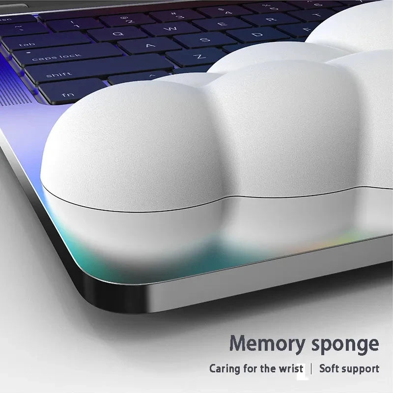 Cloud Wrist Rest Set for Keyboard & Mouse – Ergonomic Soft Support for Comfortable Typing & Gaming