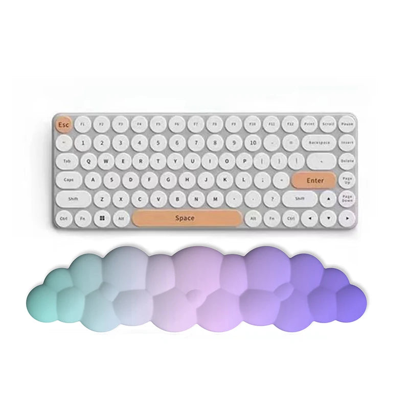 Cloud Wrist Rest Set for Keyboard & Mouse – Ergonomic Soft Support for Comfortable Typing & Gaming